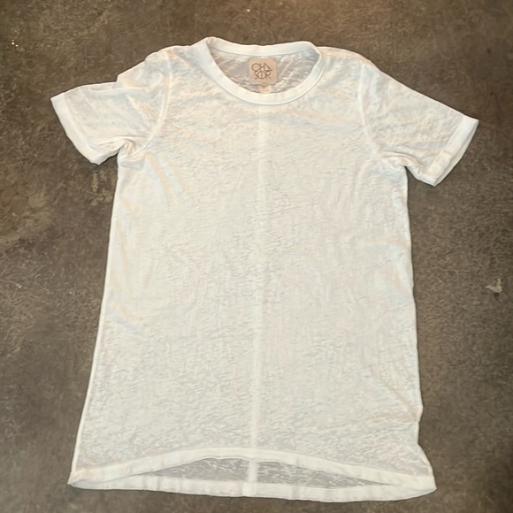 Chaser semi sheer long T-shirt. - Picture 1 of 2